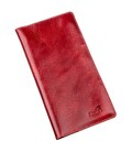 Бумажник женский вертикальный из кожи алькор SHVIGEL 16194 Красный картинка, изображение, фото