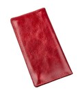 Бумажник женский вертикальный из кожи алькор SHVIGEL 16194 Красный картинка, изображение, фото