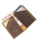 Бумажник матовый Vintage 20121 Темно-коричневый картинка, изображение, фото