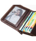 Чоловіче портмоне mini глянсове 20245 Vintage Коричневе картинка, зображення, фото