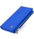 Вертикальний гаманець на кнопці унісекс ST Leather 19205 Синій картинка, зображення, фото