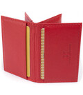 Визитница-книжка ST Leather 19214 Красная картинка, изображение, фото