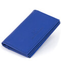 Визитница-книжка ST Leather 19219 Синяя картинка, изображение, фото