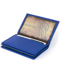 Візитниця-книжка ST Leather 19219 Синя картинка, зображення, фото