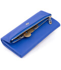Клатч конверт з кишенею для мобільного шкіряний жіночий ST Leather 19268 Синій картинка, зображення, фото