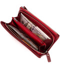 Кошелек-клатч из кожи с карманом для мобильного ST Leather 19311 Бордовый картинка, изображение, фото