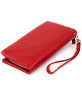 Кошелек-клатч из кожи с карманом для мобильного ST Leather 19315 Красный картинка, изображение, фото