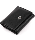 Маленькое портмоне из кожи унисекс ST Leather 19356 Черное картинка, изображение, фото