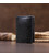Стильне портмоне-кредитниця комбі в гладкій шкірі GRANDE PELLE 11327 Чорне картинка, зображення, фото