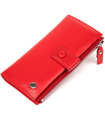 Яркий женский кошелек-клатч ST Leather 19374 Красный картинка, изображение, фото