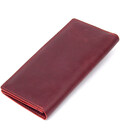 Кожаное винтажное портмоне GRANDE PELLE 11468 Бордовый картинка, изображение, фото