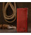 Шкіряне жіноче матове портмоне GRANDE PELLE 11512 Червоний картинка, зображення, фото