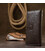 Кожаное мужское глянцевое портмоне GRANDE PELLE 11517 Коричневый картинка, изображение, фото