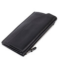 Практичное стильное портмоне унисекс GRANDE PELLE 11558 Черный картинка, изображение, фото