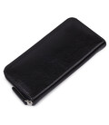 Кожаный женский кошелек на молнии GRANDE PELLE 11562 Черный картинка, изображение, фото