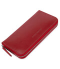 Стильний шкіряний жіночий гаманець на блискавці GRANDE PELLE 11563 Червоний картинка, зображення, фото