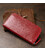 Стильный кожаный женский кошелек на молнии GRANDE PELLE 11563 Красный картинка, изображение, фото