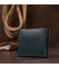 Вінтажне шкіряне портмоне Shvigel 16435 Зелений картинка, зображення, фото