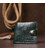 Небольшое модное кожаное портмоне Shvigel 16441 Зеленый картинка, изображение, фото