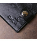 Небольшое кожаное портмоне для мужчин Shvigel 16460 Черный картинка, изображение, фото