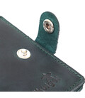 Матовое небольшое портмоне унисекс Shvigel 16477 Зеленый картинка, изображение, фото