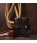 Стильное кожаное портмоне для мужчин Shvigel 16485 Коричневый картинка, изображение, фото