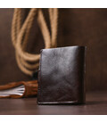 Стильное кожаное портмоне для мужчин Shvigel 16485 Коричневый картинка, изображение, фото