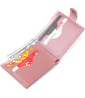 Горизонтальне портмоне з натуральної шкіри Shvigel 16467 Рожевий картинка, зображення, фото