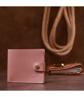 Горизонтальное портмоне из натуральной кожи для женщин Shvigel 16467 Розовый картинка, изображение, фото
