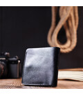 Невелике шкіряне портмоне для чоловіків Shvigel 16606 Чорний картинка, зображення, фото