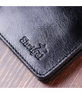 Небольшое кожаное портмоне для мужчин Shvigel 16606 Черный картинка, изображение, фото