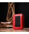 Чудовий гаманець із натуральної фактурної шкіри KARYA 20972 Червоний картинка, зображення, фото