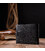 Классический мужской кошелек с хлястиком из натуральной кожи KARYA 21079 Черный картинка, изображение, фото