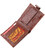 Функціональний чоловічий гаманець з хлястиком із натуральної шкіри KARYA 21080 Світло-коричневий картинка, зображення, фото