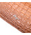 Женский горизонтальный кошелек из натуральной кожи с тиснением под крокодила KARYA 21164 Рыжий картинка, изображение, фото
