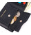 Матове шкіряне портмоне у дві складення Серце GRANDE PELLE 16733 Чорний картинка, зображення, фото