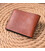 Вместительный мужской кожаный кошелек в два сложения Слава ЗСУ GRANDE PELLE 16737 Светло-коричневый картинка, изображение, фото