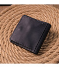 Мужской кожаный кошелек с монетницей Сердце GRANDE PELLE 16741 Черный картинка, изображение, фото