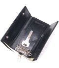 Надежный кошелек-ключница из натуральной гладкой кожи ST Leather 19415 Черный картинка, изображение, фото