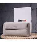Функціональний жіночий гаманець з натуральної шкіри KARYA 21359 Бежевий картинка, зображення, фото