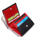 Комплектний жіночий гаманець з монетницею з натуральної шкіри KARYA 21382 Чорний картинка, зображення, фото