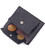 Классический мужской зажим с монетницей из натуральной кожи KARYA 21403 Черный картинка, изображение, фото