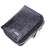 Лакований гаманець для жінок з монетницею на блискавці з натуральної шкіри фактурної KARYA 21411 Чорний картинка, зображення, фо