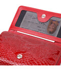 Яркое женское портмоне из лакированной фактурной кожи KARYA 21428 Красный картинка, изображение, фото
