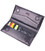 Стильний вертикальний гаманець із натуральної фактурної шкіри KARYA 21433 Чорний картинка, зображення, фото