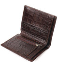Компактное мужское портмоне из натуральной фактурной кожи CANPELLINI 21496 Коричневое картинка, изображение, фото