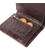 Компактное мужское портмоне из натуральной фактурной кожи CANPELLINI 21496 Коричневое картинка, изображение, фото
