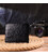 Практичный зажим из натуральной зернистой кожи CANPELLINI 21518 Черный картинка, изображение, фото