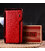 Вместительное женское портмоне клатч из натуральной кожи CANPELLINI 21535 Красное картинка, изображение, фото