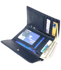 Практичний гаманець для жінок із натуральної шкіри флотар CANPELLINI 21593 Синій картинка, зображення, фото